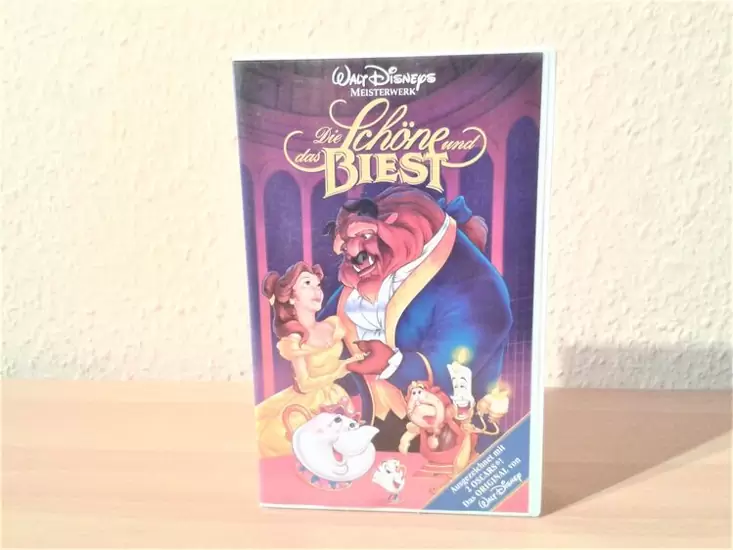 60€ Die schöne und das Biest VHS+Cover mit Hologramm incl Flyer