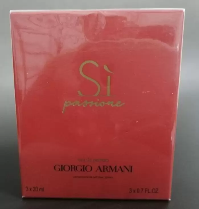 59€ GIORGIO ARMANI - SÌ PASSIONE Eau de Parfum - 3X 20ml (60ml) - Damenduft - Originalverpackt